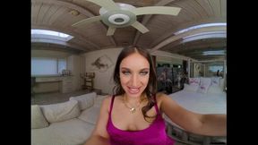 Natural Babe Uma Jolie Cant Resist Your Big Cock Even In Her Parents House VR Porn