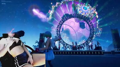 I masturbate and cum during Fortnite Travis Scott event - Astronomical
