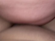 Dirty Talking British Hotwife Gives Cuck Hubby Sloppy Seconds Before He Adds His Load