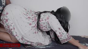 Hot Bhabhi Devar Flirting Tight Ass Hard Fuck When Stretching