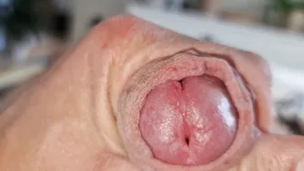 Uncut Twink Strokes Big Cock Close-Up Until Cumshot