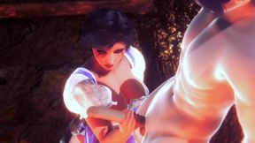 belle give a handjob and a blowjob - beauty and the beast parody