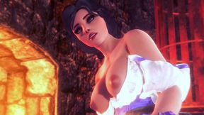 belle give a handjob and a blowjob - beauty and the beast parody