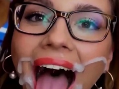 Busty JenKowski bukkake cumslut