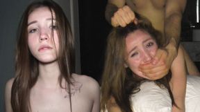 Skinny teen girlfriend wants it bad and makes loud noises