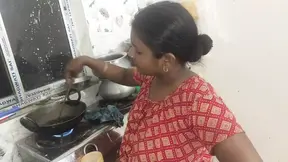 Kitchen time first time Bhabhi full Romance