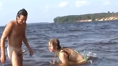 Couple in sex outdoor