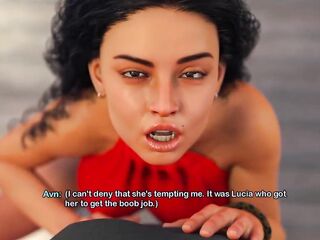 My Bimbo Fantasy - Large Butt Lalin girl Tries to Entice Me by Giving Me the Sloppiest Oral sex Ever