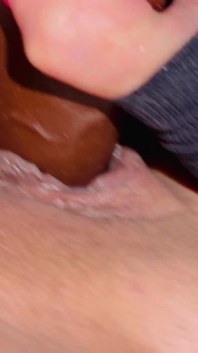 Double Vaginal with Cumshot Inside DP Dildo BBC and Cock in My Slut Pussy Creampie Whore MILF French Bitch Amateur