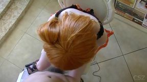 Exotic, POV treat: Handjob heaven with Asian cutie in stockings and toys