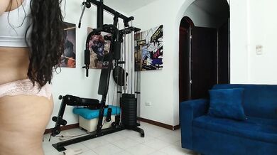 entrenando con la vecina