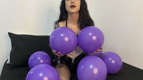 Balloon party on my bed