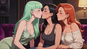 Kissing Stories #5: Blindfold Symphony of Soft Mouths