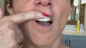ASMR finger brushing