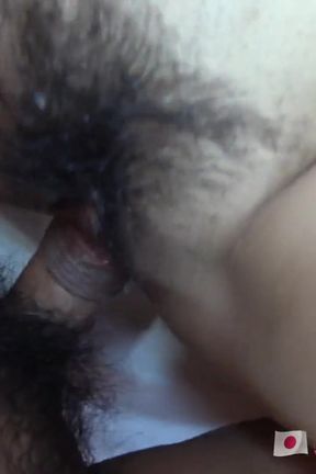 Japanese mature babe with big natural tits creampie