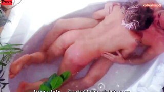 Squirting in the Soak Husband Catches Me Orgasming Under the Waterfalls