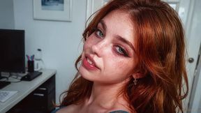 ginger secretary is ready to fuck in the office.[ai]