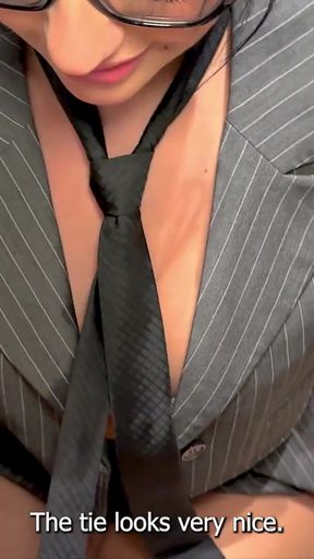 I asked my boss for a raise and he gave me his big cock - Iris Rodriguez &amp; Danner Mendez   Clip 1
