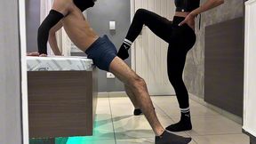 a delicious ballbusting with my friend
