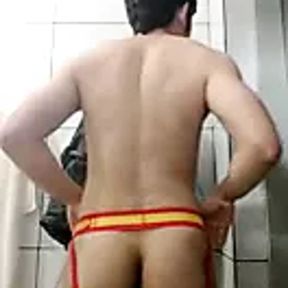 jockstrap red