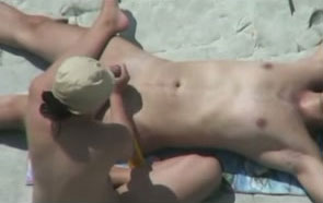 These horny people on the beach didn't know I was filming them