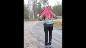 Walking in public places