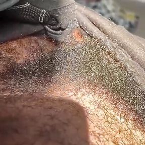 Hairy black dick