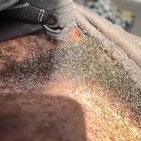 Hairy black dick