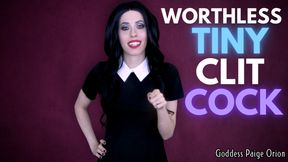 Worthless Tiny Clit Cock