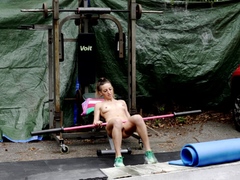 BTS - Exhibitionist, Lora Cross's Savage Outdoor Workout