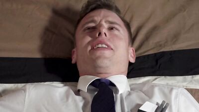 Twink gives a passionate blowjob before having his asshole ravaged