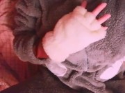 18 Girl tits massage hands and vibrator at pajama's party kigurumi nipple masturb