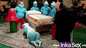 Smurfette Analized by Gargamel to Save Smurf Village