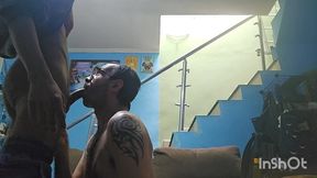 mamando meu visinho puto