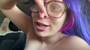The Stepsister Has a Pig Nose Fetish and Wants You to Fuck Her Nose, and You're a Pig Whore, I'll Play with My Nose