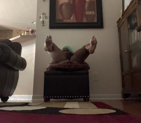 Legs in the air dildo xxx
