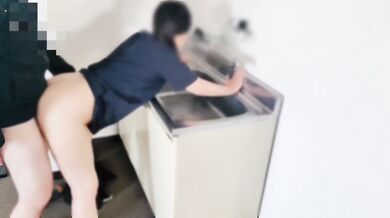 Want to peek into the secrets of the hot water room? Japan Standing Back Amateur Cowgirl