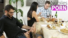 Nubiles Porn featuring India Summer and Emma Hix's cumshot porn