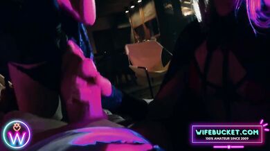 Wife Porn by Wifebucket - My wife and her surprised me for Halloween