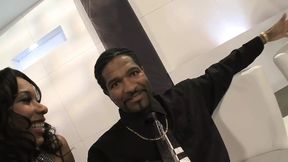 Chocolate slut want to fill her mouth with huge black cock