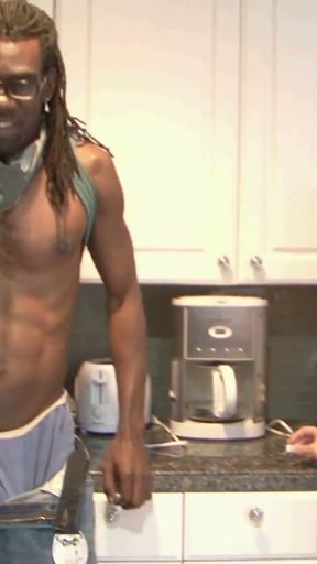 Big Black digger takes pity and serves daughter and stepmom   Clip 3