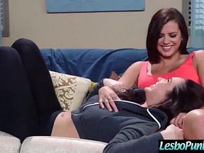 Sexy Girls (Karlee & Keisha) Play Hard In Punish Lez Sex Act