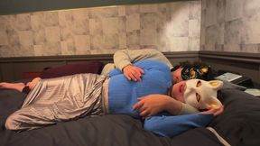 Amateur wife can't resist her man's advances while he fucks her in a car