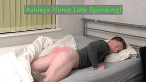 Ashleys Home Late Spanking!  HD Version