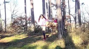 Hot brunette has a big need