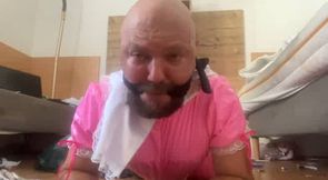 PervertedRoman40 fucks shoe in sissy