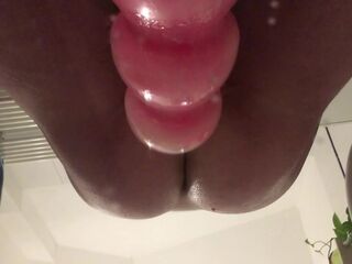 Asscunt Destruction with Biggest Toy! Anal training so that my Slutcunt can have greater quantity pleasure with my Butt