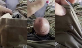 Army soldier jerks off in OCPs dripping cum through boxer briefs huge load