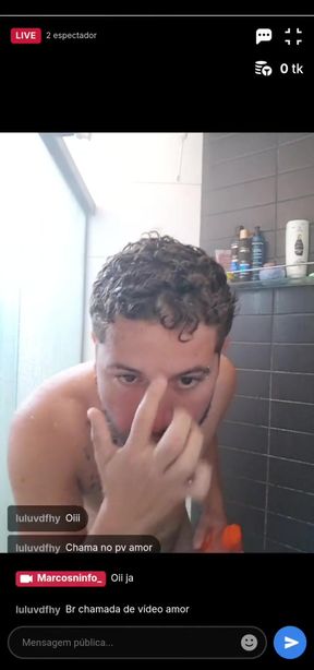 I Did My First Live Stream in the Shower and Received Compliments