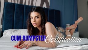 Cum Dumpster Certification